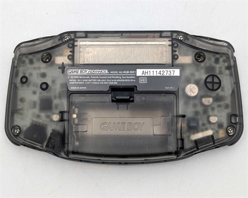 Gameboy Advance - LCD Skærm Mod - Clear Black - Konsol - SNR AH11142737 (A Grade) (Genbrug)